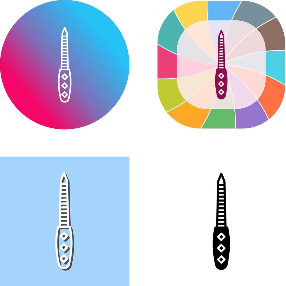 Unique Cream Cake Icon Design vector