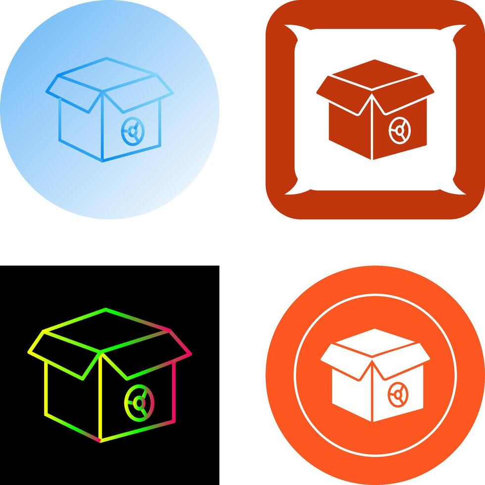 Unique Seo Packages Icon Design vector
