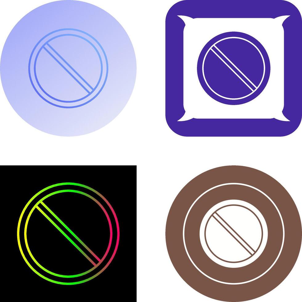 Prohibited Icon Design vector
