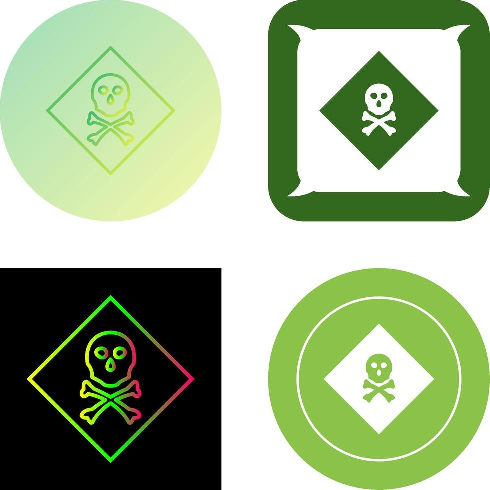 Poisonous Gas Icon Design vector