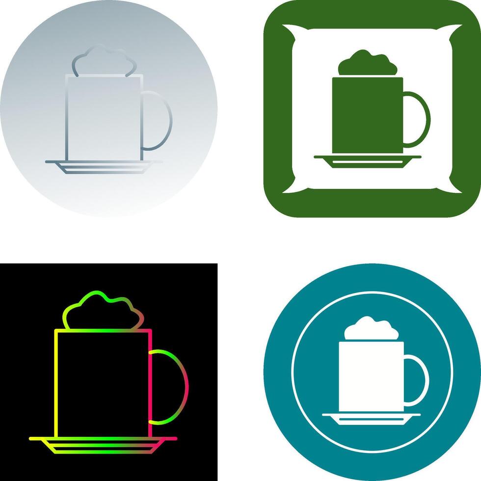 Cappucino Icon Design vector
