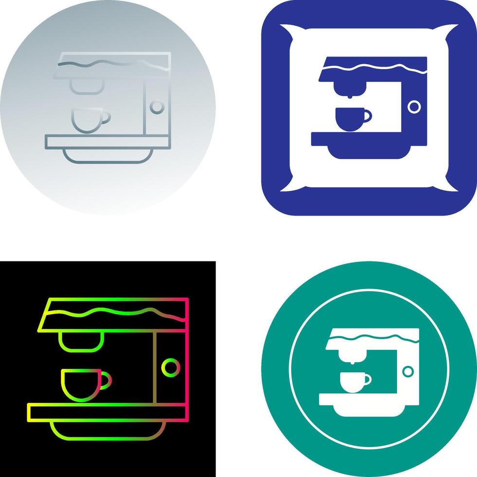 Coffee Machine Icon Design vector