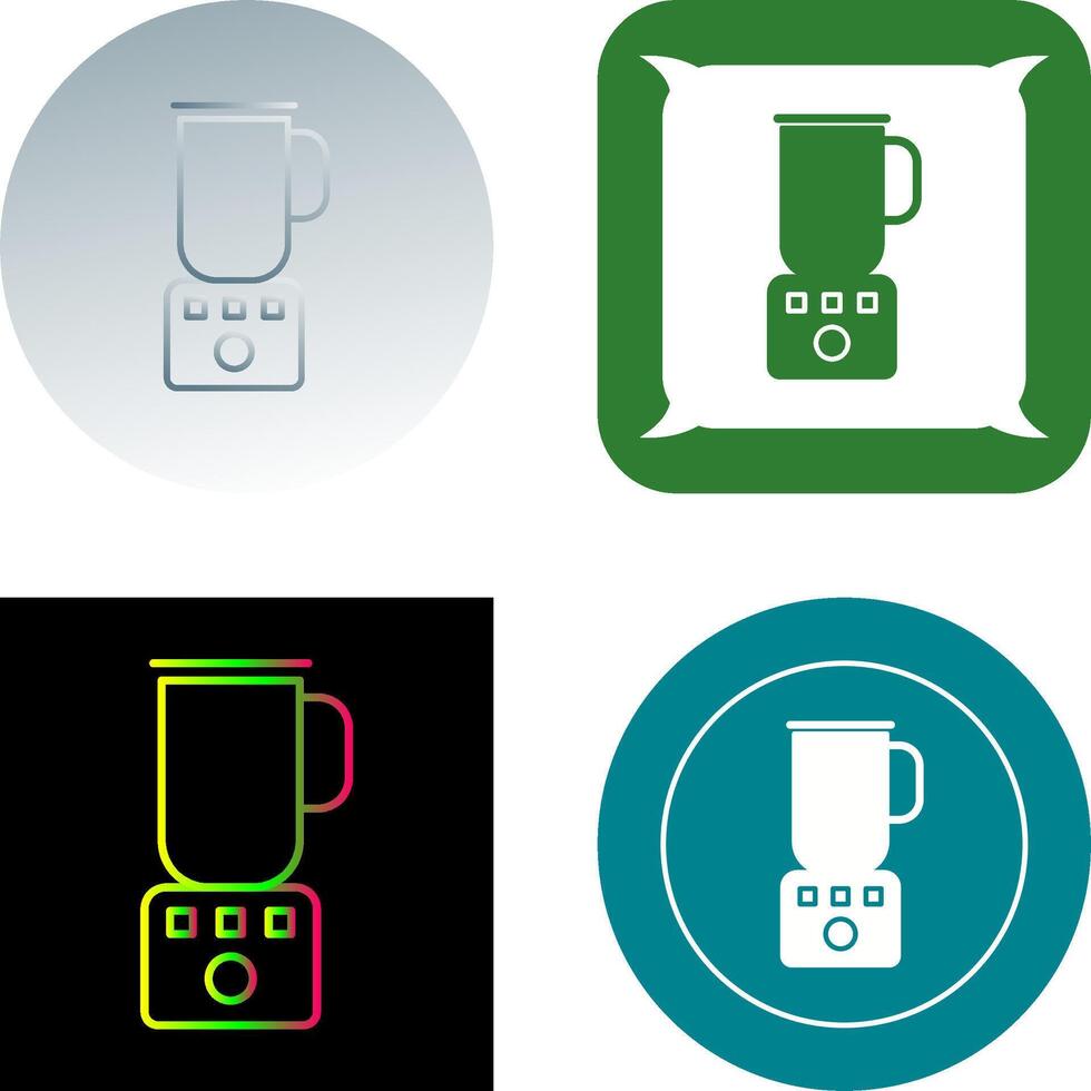 Coffee Blender Icon Design vector