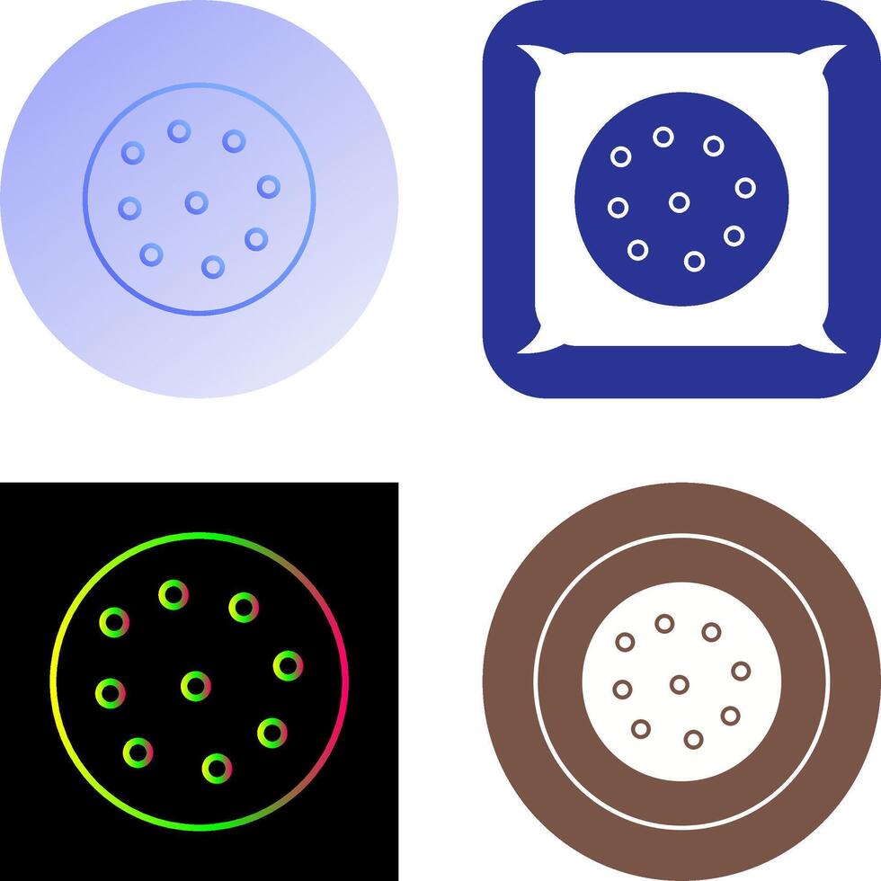 Cookie Icon Design vector