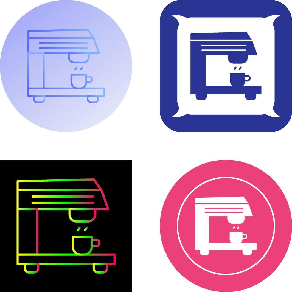 Coffee Machine Icon Design vector