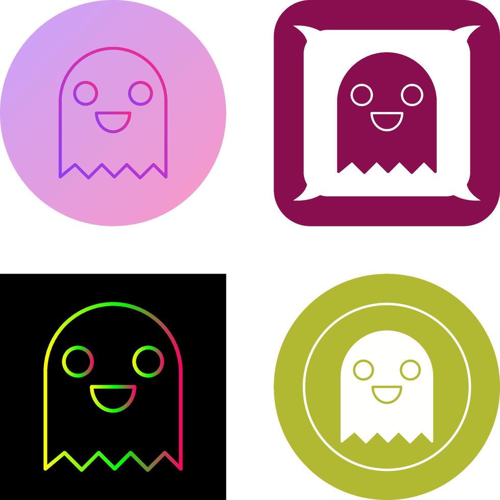 Unique Game Character Icon Design vector