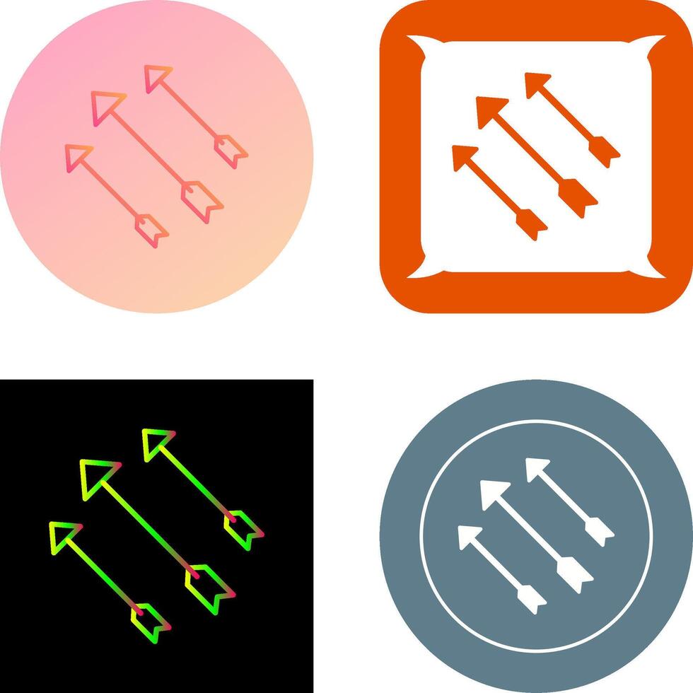 Unique Arrows Icon Design vector