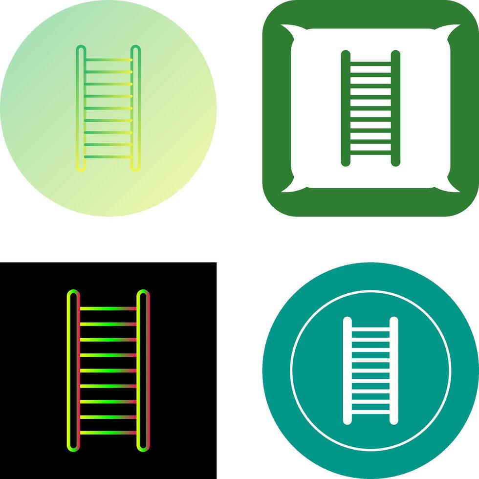 Unique Ladders Icon Design vector