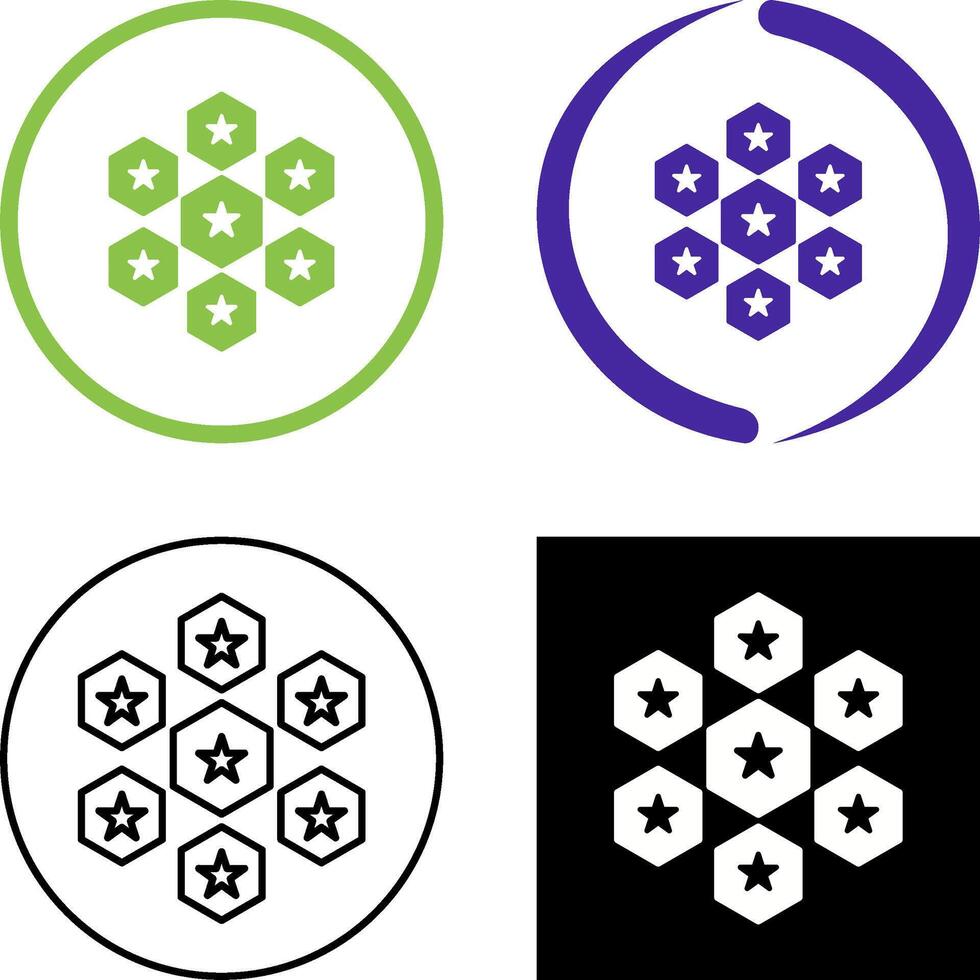 Unique Reputation Management Icon Design vector