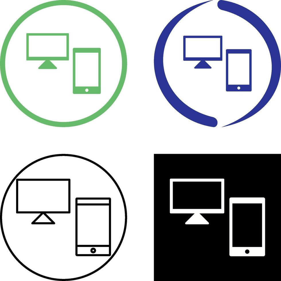 Devices Icon Design vector