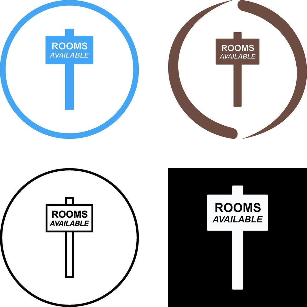 Rooms Icon Design vector
