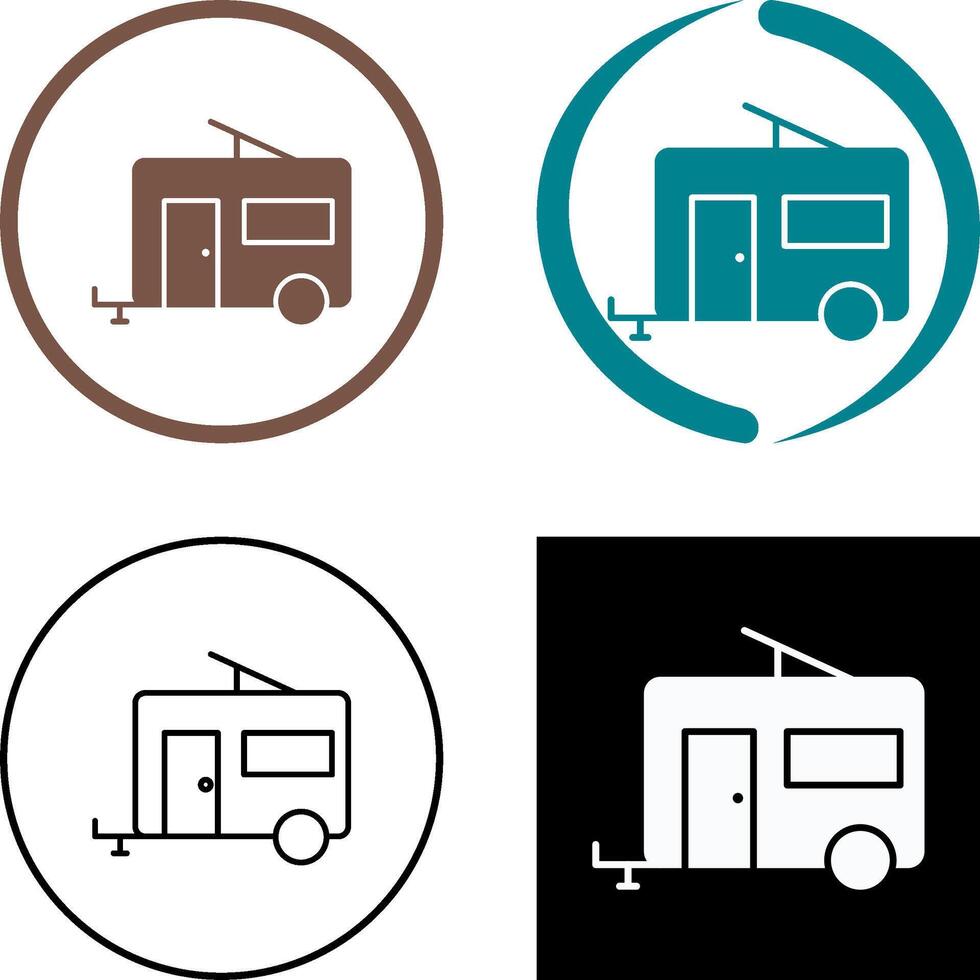 Trailer Icon Design vector