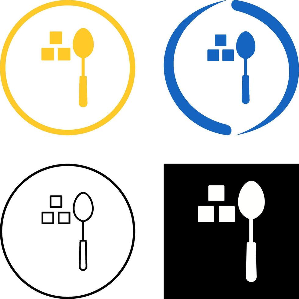 Sugar Icon Design vector