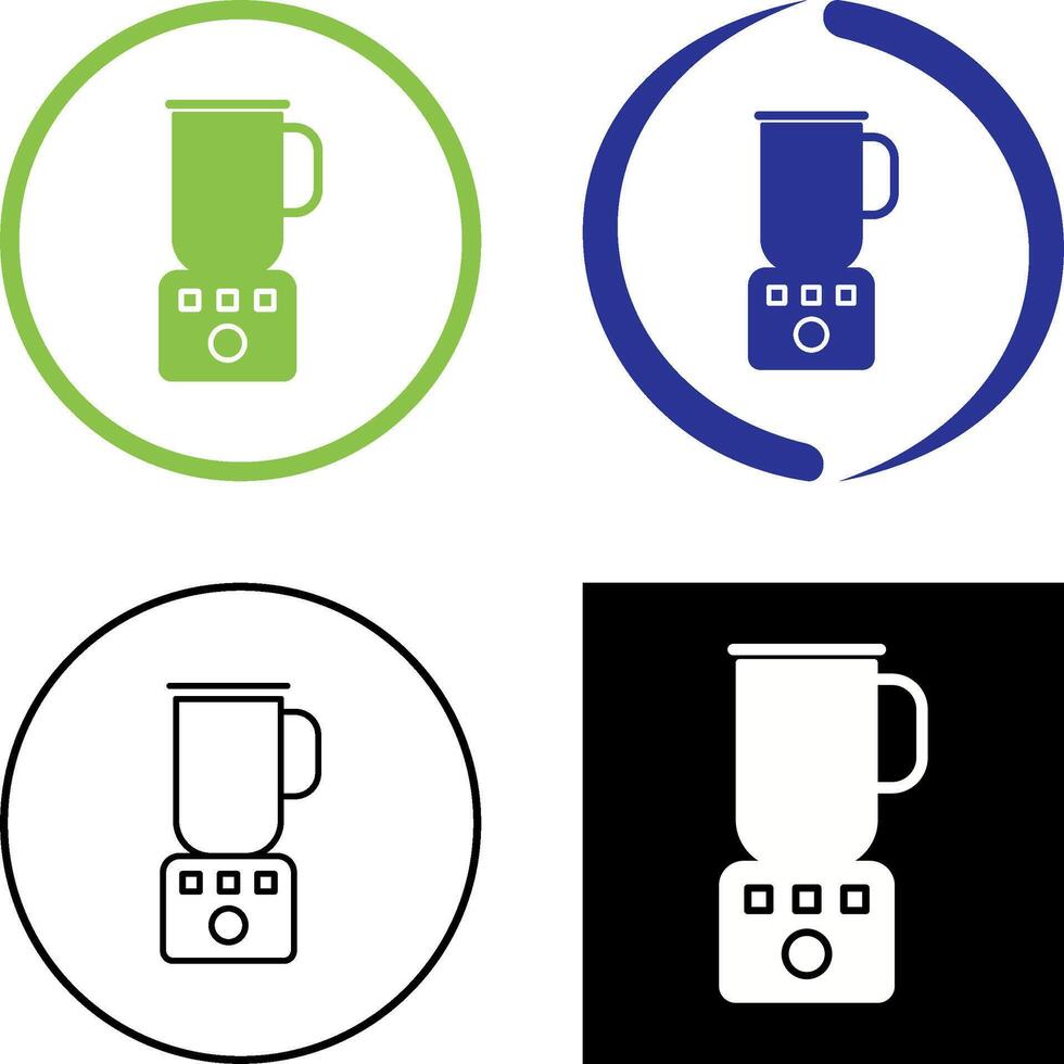 Coffee Blender Icon Design vector