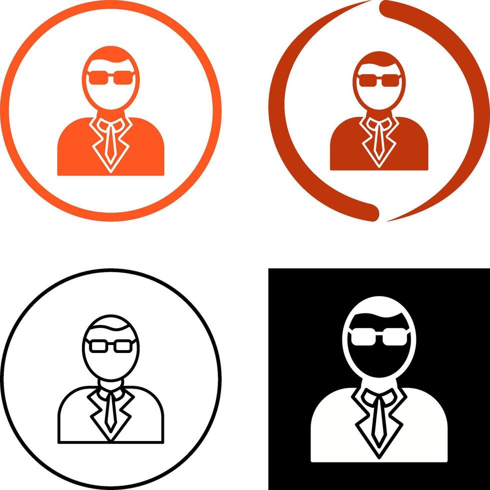 Casino Manager Icon Design vector