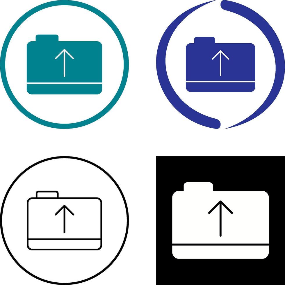 Unique Folder Icon Design vector