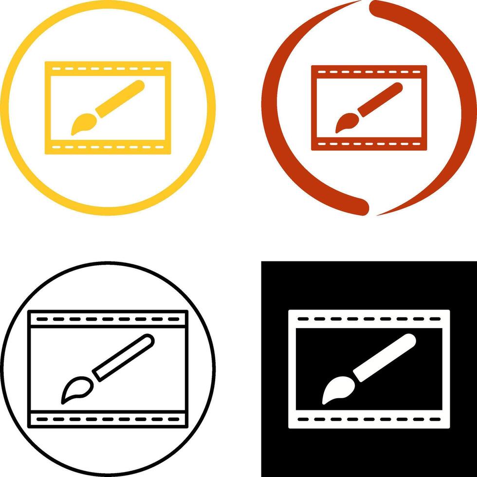 Unique Website Design Icon Design vector