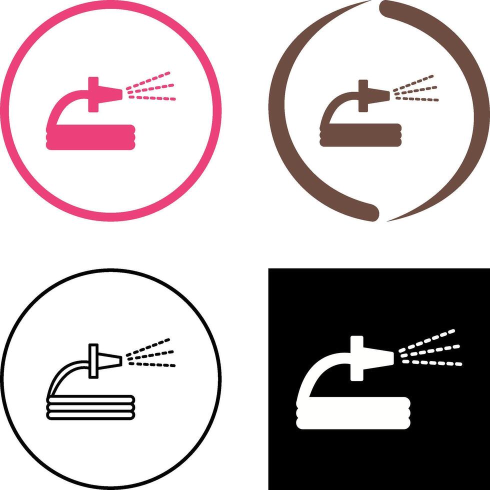 Unique Spraying Water Icon Design vector