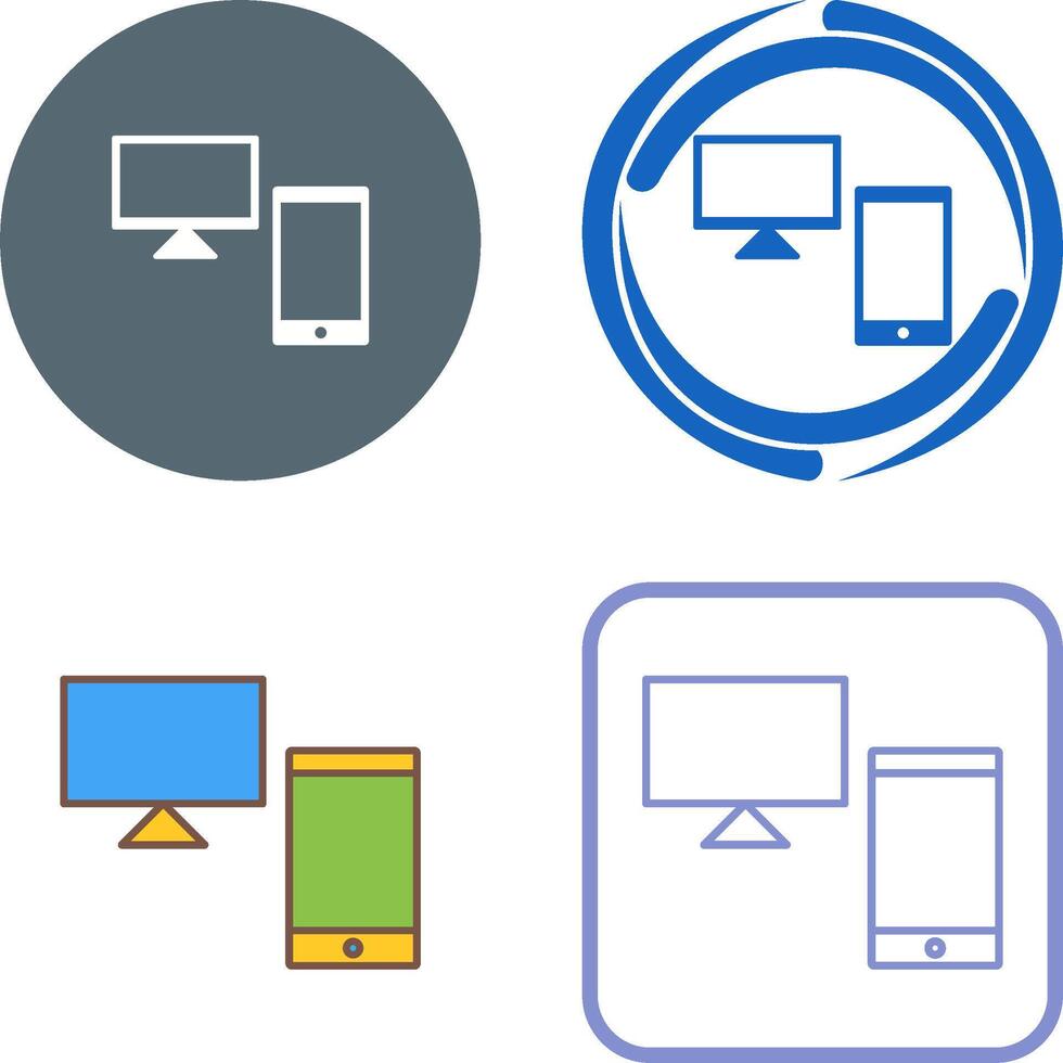 Devices Icon Design vector