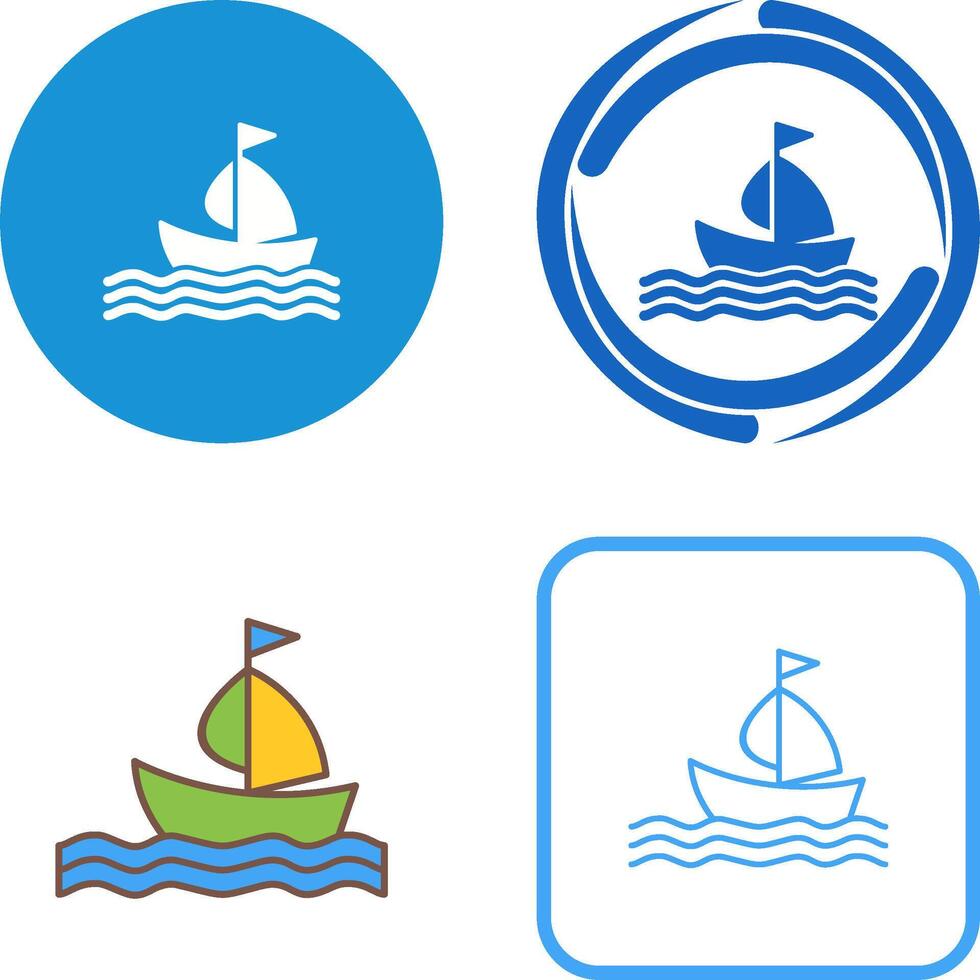 Boat Icon Design vector