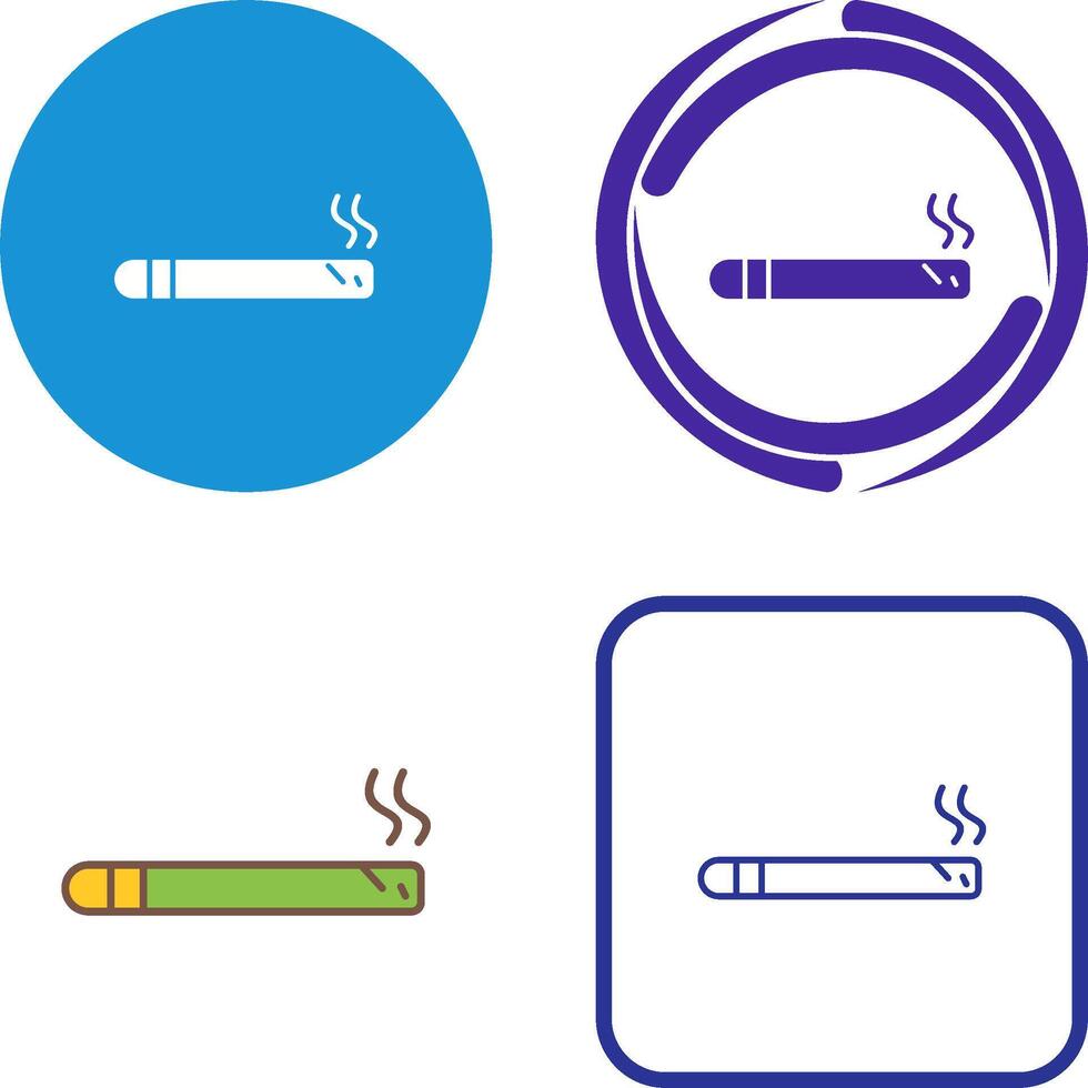 CIgar Icon Design vector