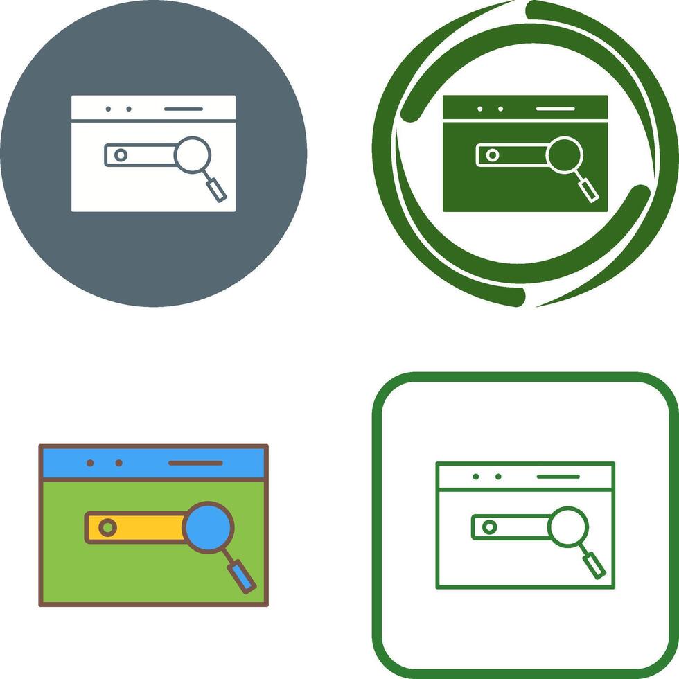 Unique SEO Icon Design vector
