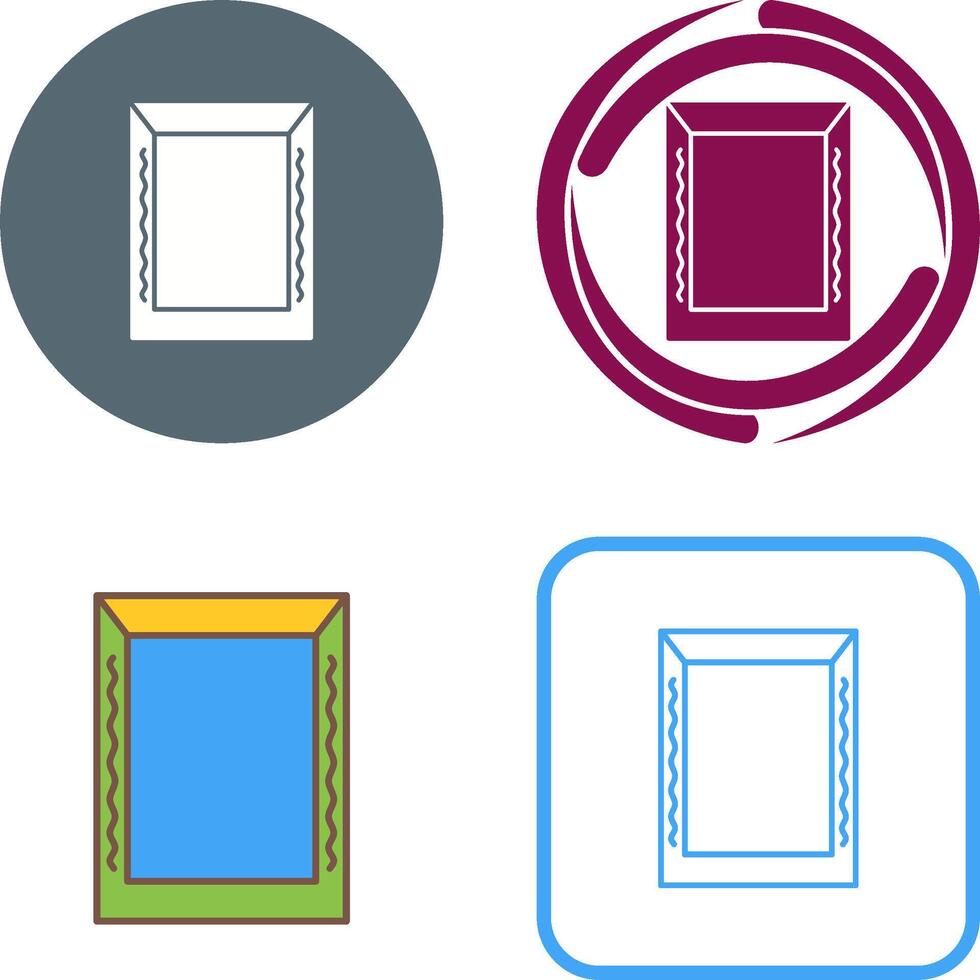 Unique Frame Icon Design vector