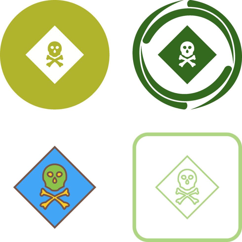 Poisonous Gas Icon Design vector