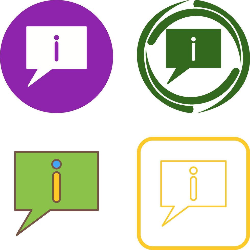 Information Icon Design vector
