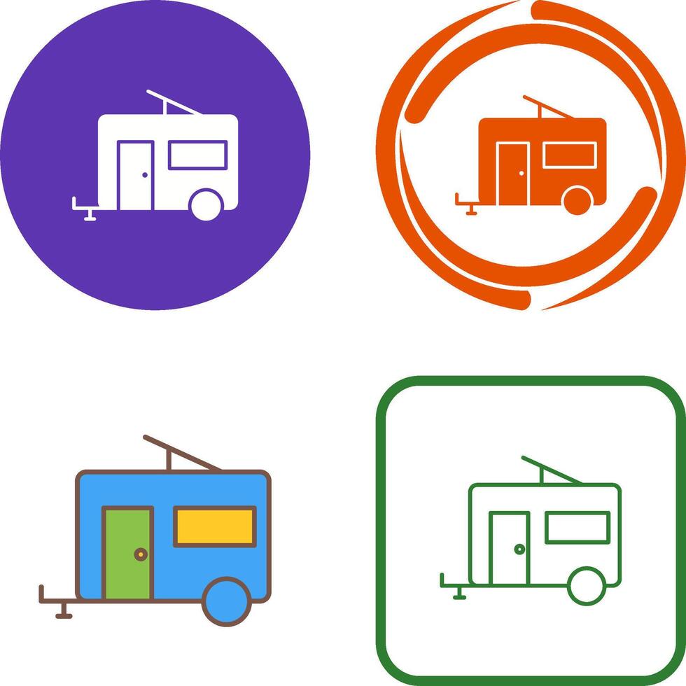 Trailer Icon Design vector