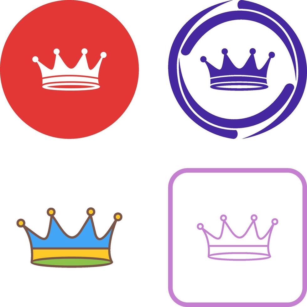 King Crown Icon Design vector