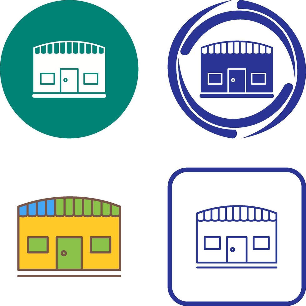 Unique Store Icon Design vector