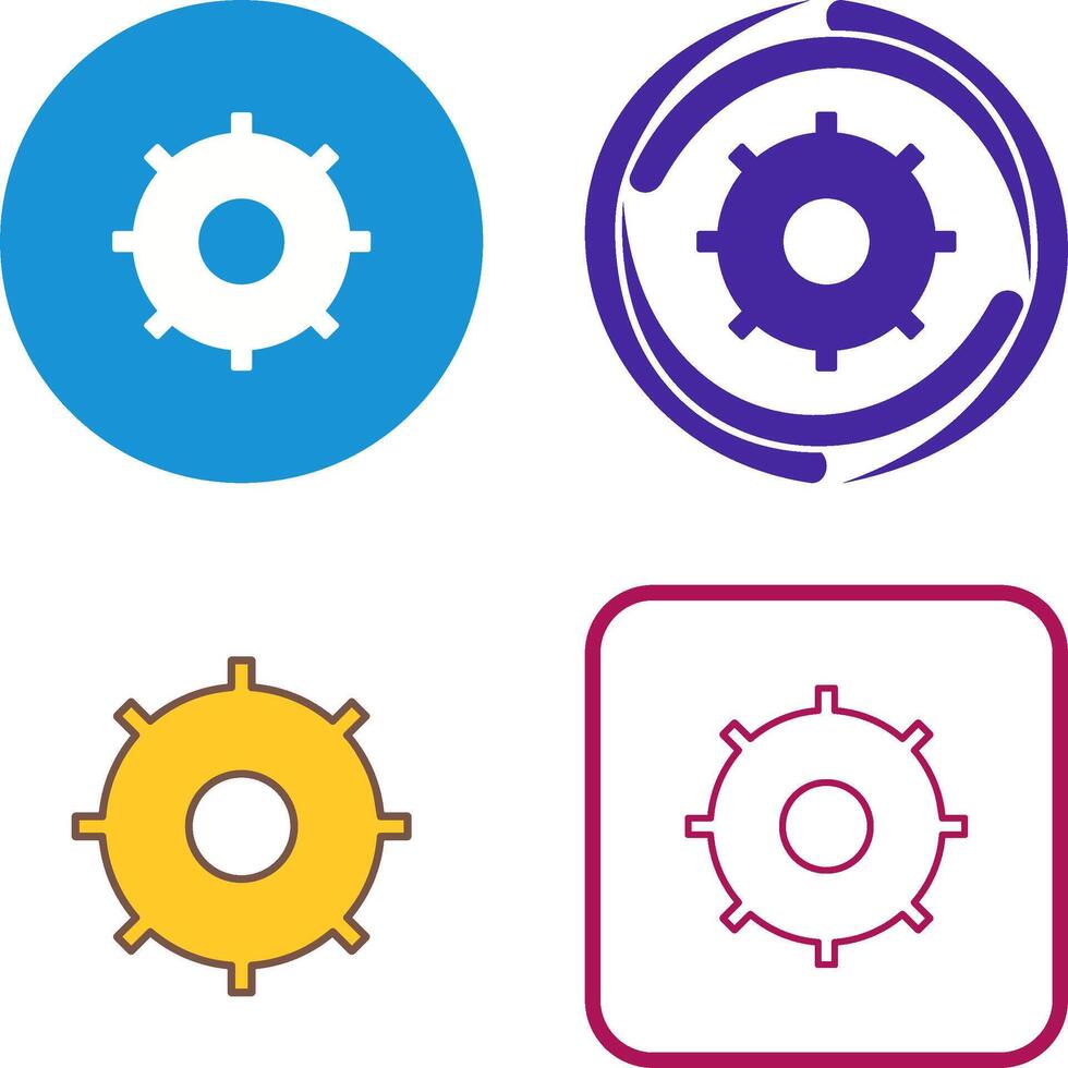 Unique Settings Icon Design vector