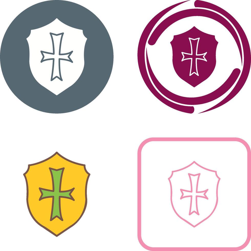 Unique Sheild Icon Design vector