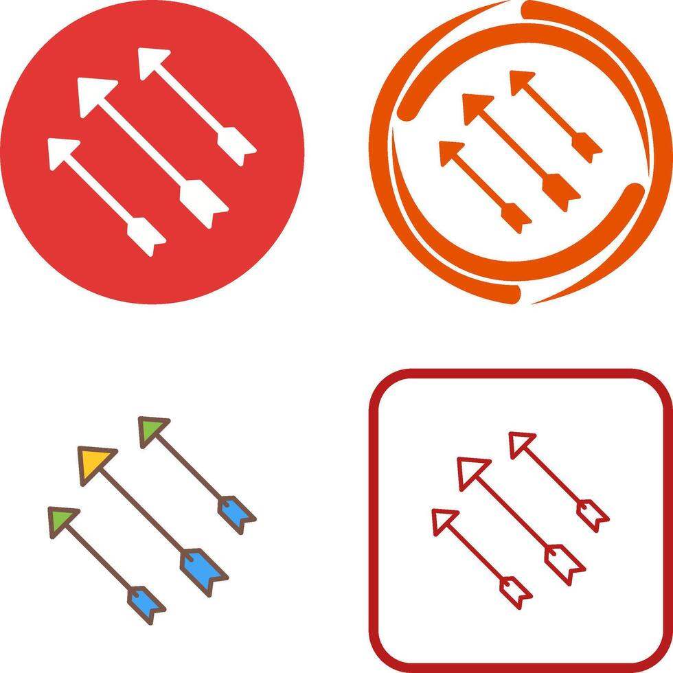 Unique Arrows Icon Design vector