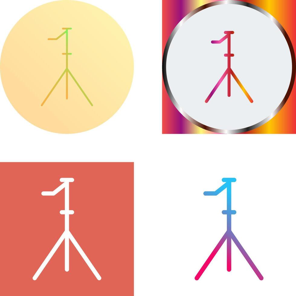 Unique Stand Icon Design vector
