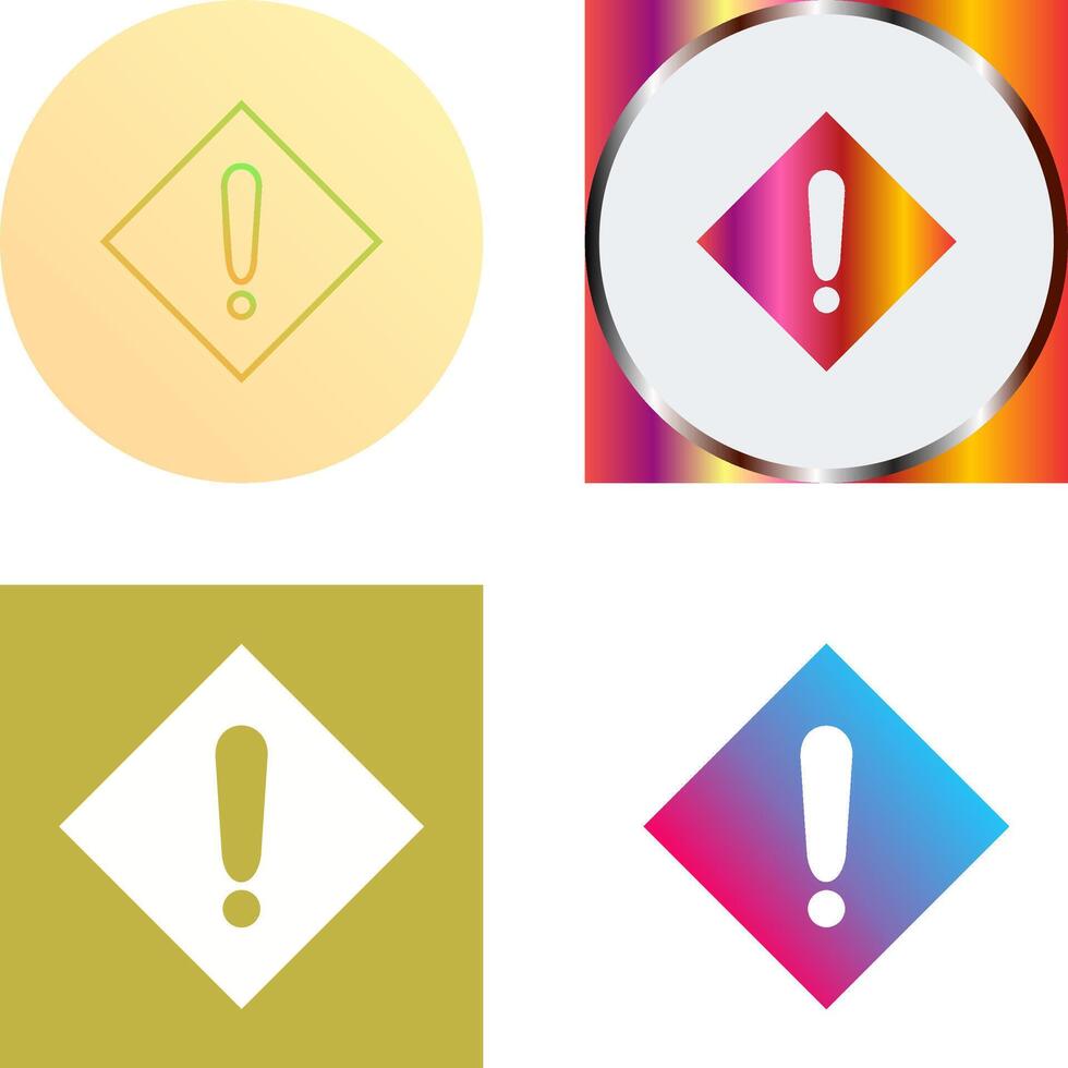 Caution Sign Icon Design vector