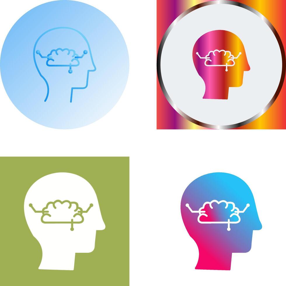 Thinking Icon Design vector
