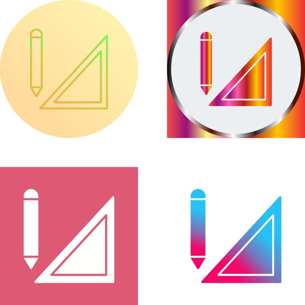 Drawing Tools Icon Design vector