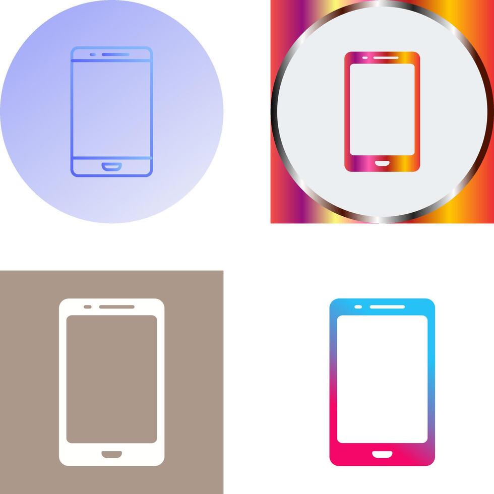 Cell Phone Icon Design vector