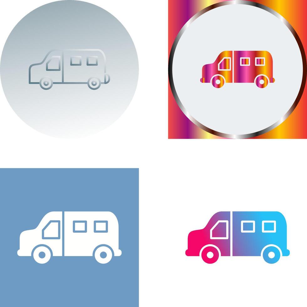 Van Icon Design vector