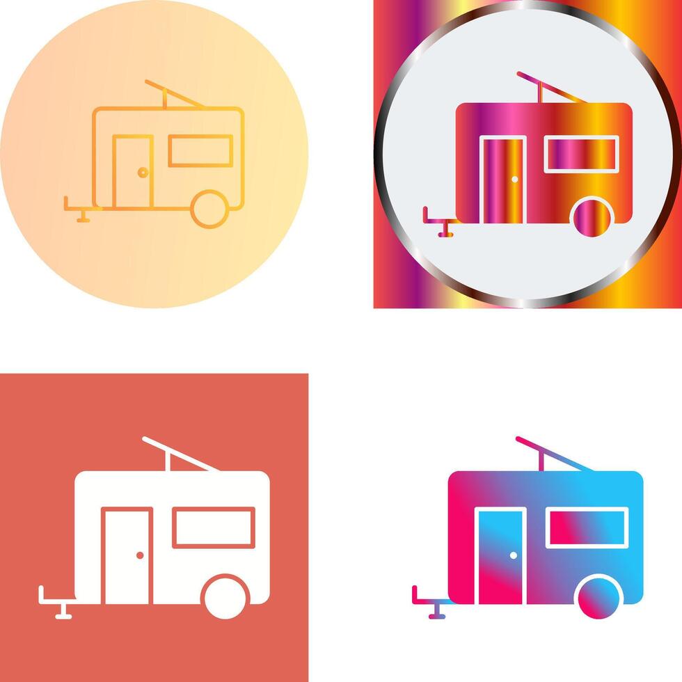 Trailer Icon Design vector