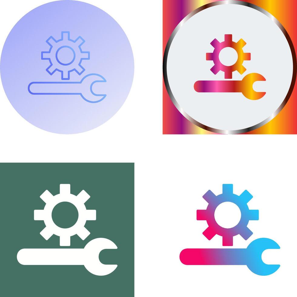 Unique Technical Support Icon Design vector