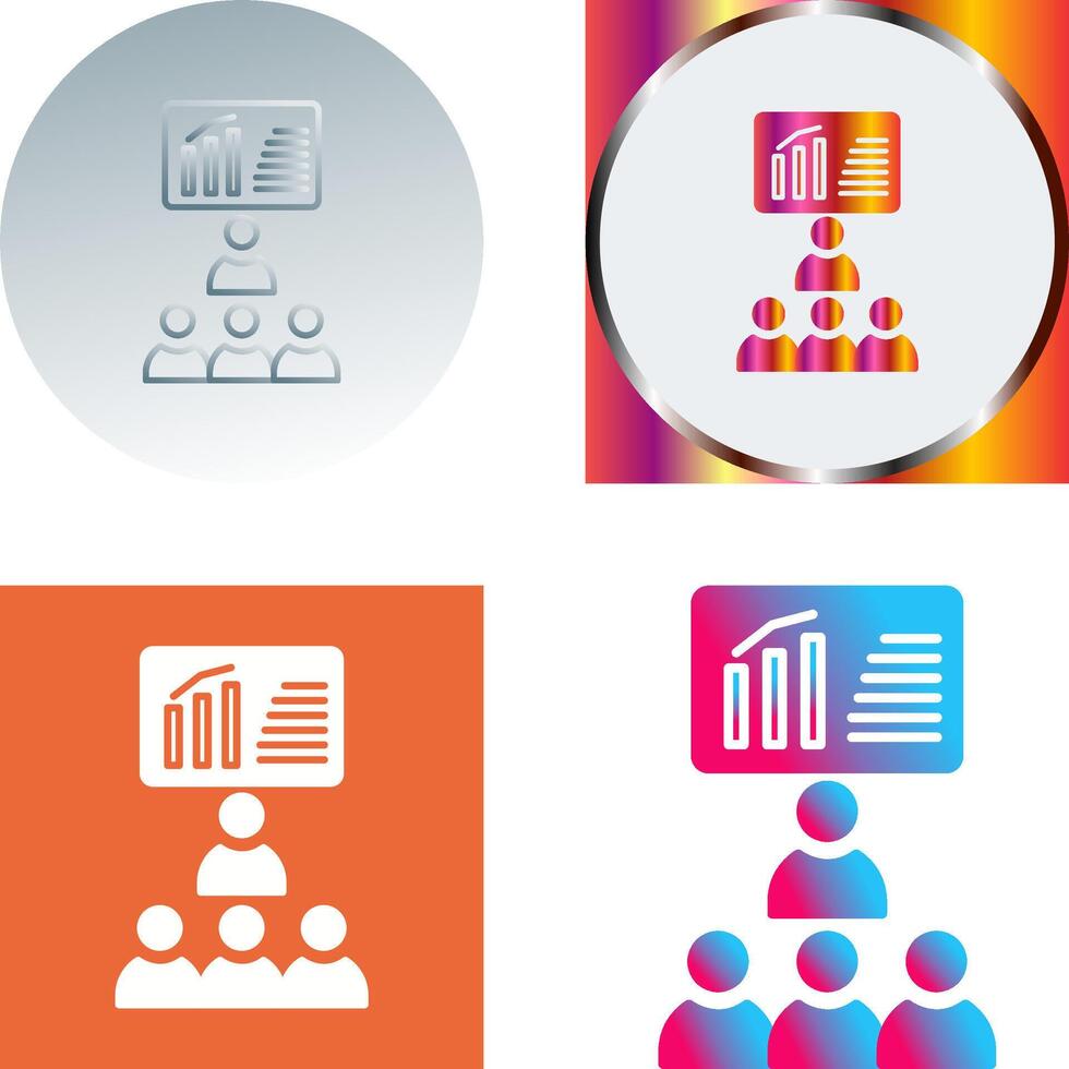 Unique Class Icon Design vector