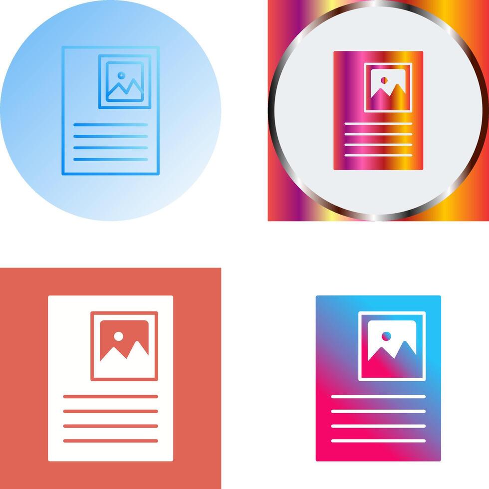 Picture Attachment Icon Design vector