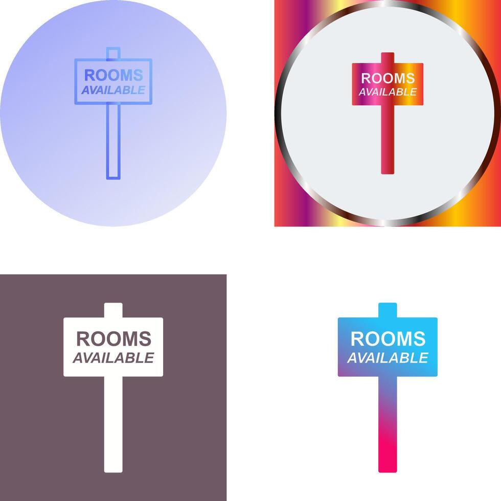 Rooms Icon Design vector