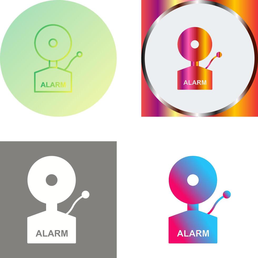 Alarms Icon Design vector