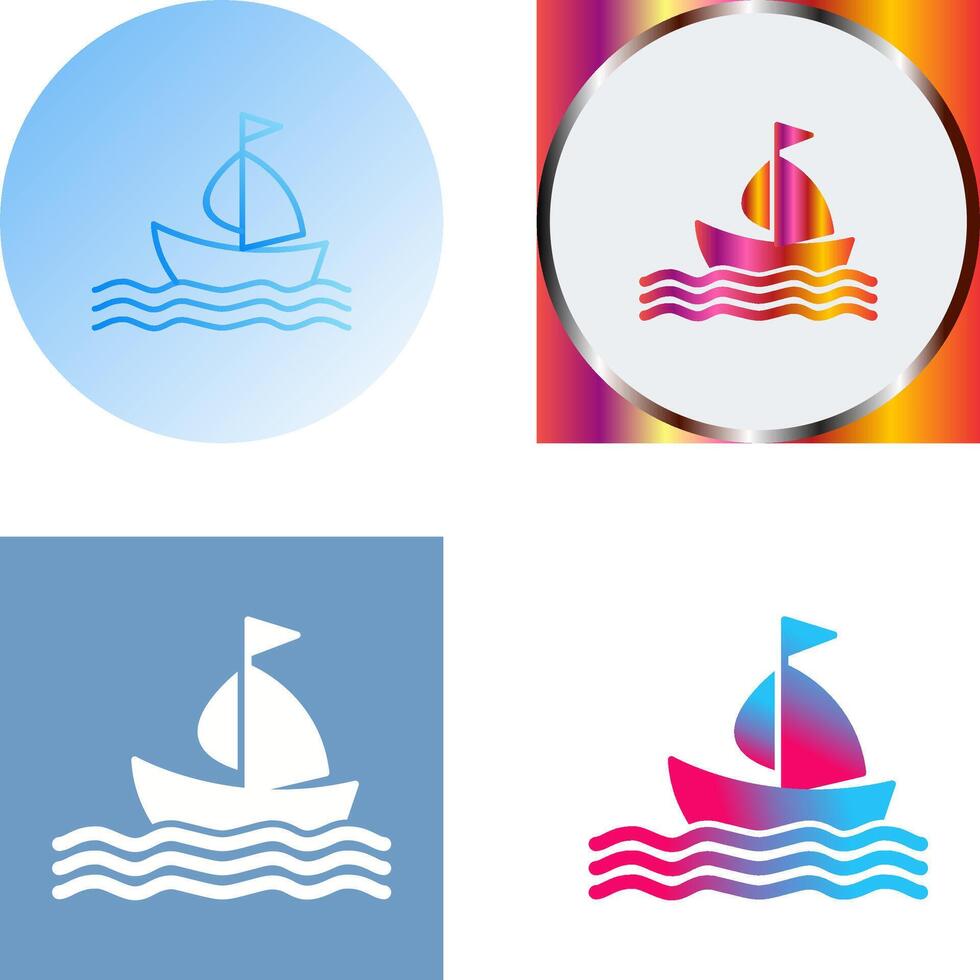 Boat Icon Design vector