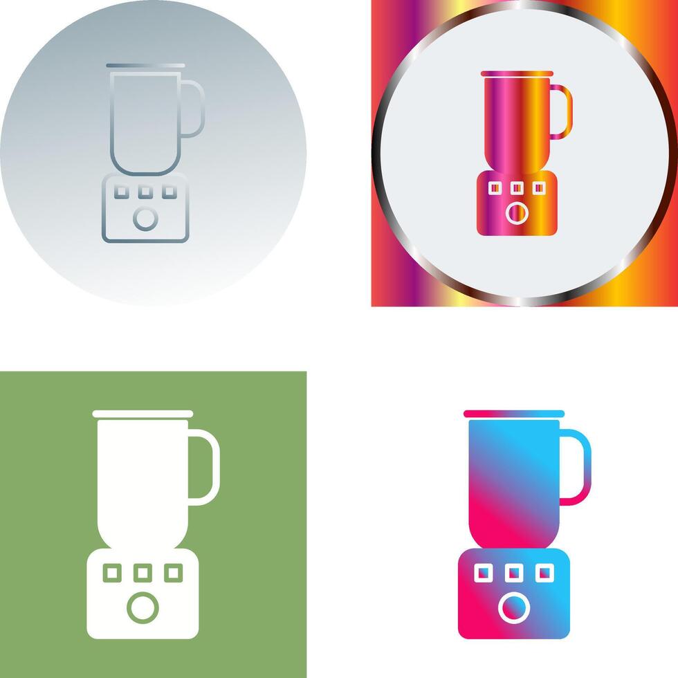 Coffee Blender Icon Design vector