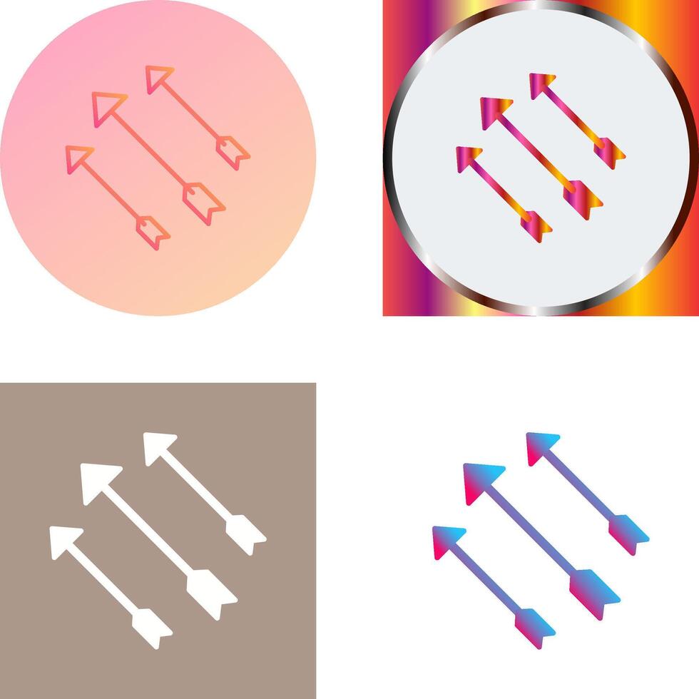 Unique Arrows Icon Design vector